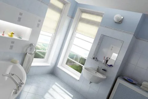Modern Bathroom Illustration