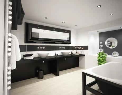 Modern Bathroom Illustration