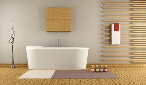 Modern bathroom Stock Illustration