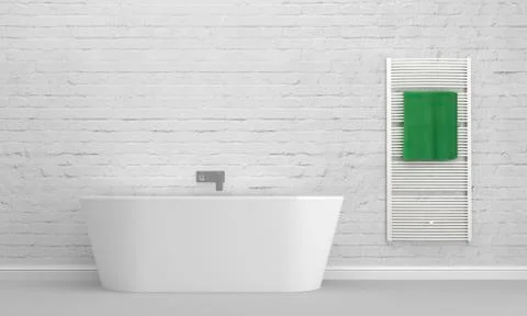 Modern Bathroom Stock Illustration