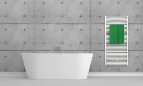 Modern Bathroom Stock Illustration