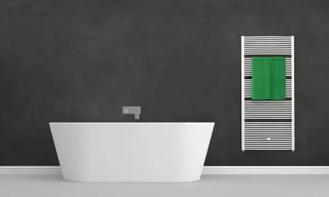 Modern Bathroom Stock Illustration