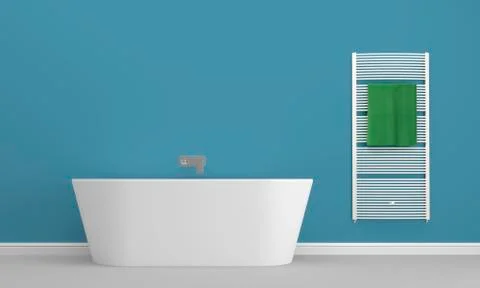 Modern Bathroom Stock Illustration