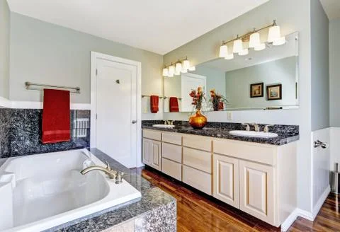 Modern bathroom interior Stock Photos