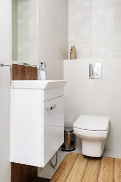 Modern bathroom interior Stock-Fotos