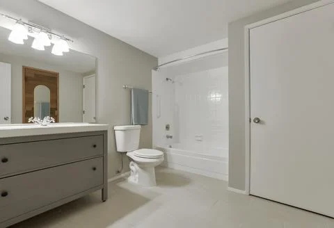 Modern bathroom interior Stock Photos