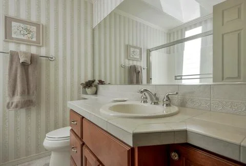 Modern bathroom interior Foto stock