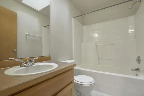 Modern bathroom interior Stock Photos