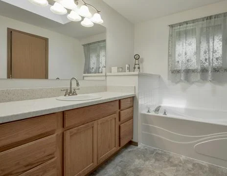 Modern bathroom interior Stock Photos