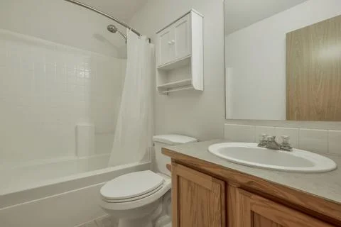 Modern bathroom interior Stock Photos