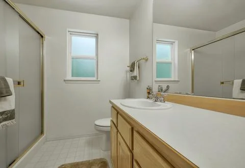Modern bathroom interior Foto stock