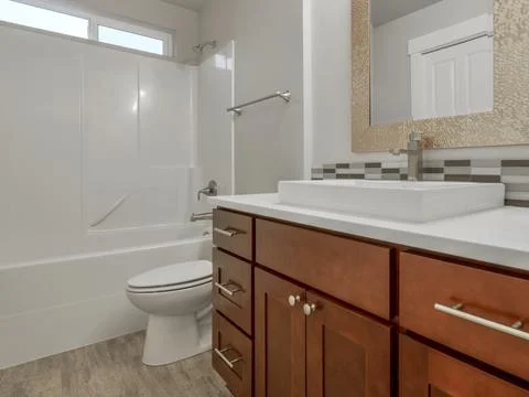 Modern bathroom interior Stock Photos