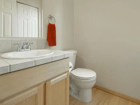 Modern bathroom interior Foto stock