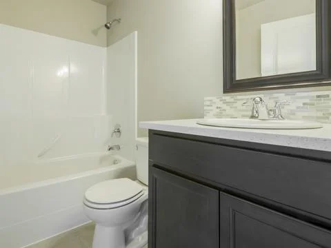 Modern bathroom interior Stock Photos