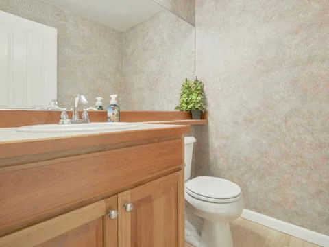 Modern bathroom interior Stock Photos