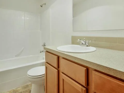 Modern bathroom interior Stock Photos