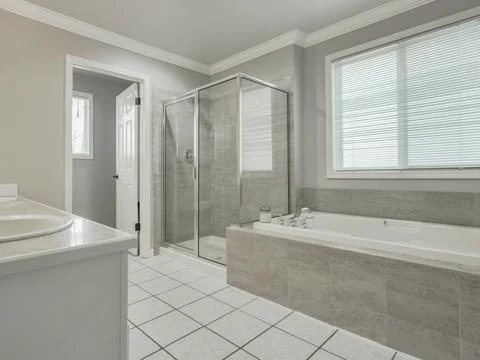 Modern bathroom interior Stock Photos