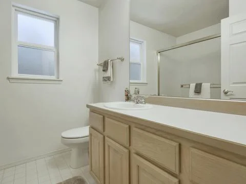 Modern bathroom interior Stock Photos