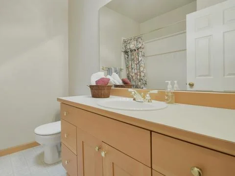 Modern bathroom interior Stock Photos