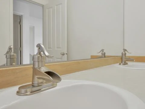 Modern bathroom interior Stock Photos