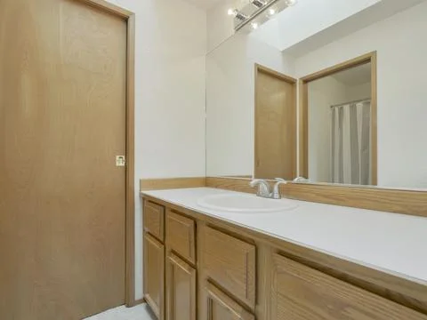 Modern bathroom interior Stock Photos