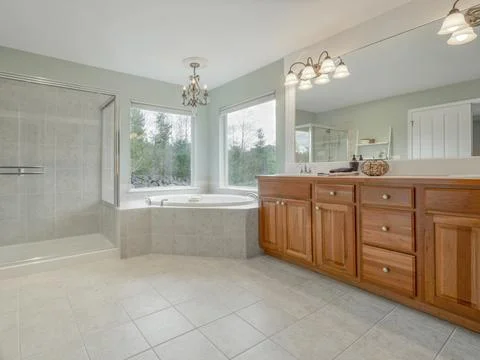 Modern bathroom interior Stock-Fotos