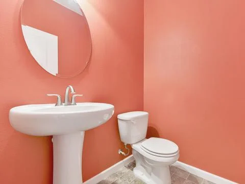 Modern bathroom interior Stock Photos