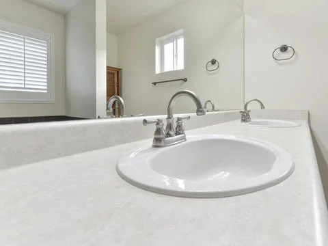 Modern bathroom interior Stock Photos