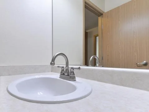 Modern bathroom interior Stock Photos