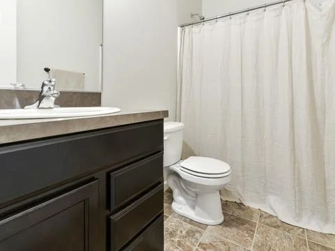 Modern bathroom interior Stock Photos