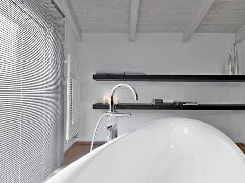Modern bathroom Stock Photos