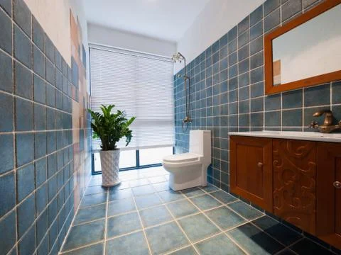 Modern bathroom Stock Photos