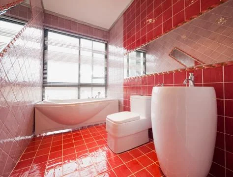 Modern bathroom Stock Photos