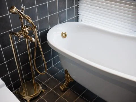 Modern bathroom Stock Photos