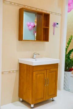Modern bathroom Stock Photos