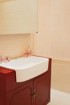 Modern bathroom Stock Photos