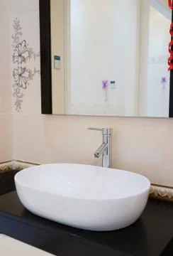 Modern bathroom Foto stock