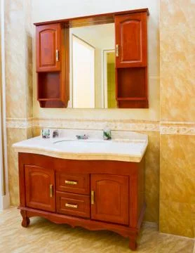 Modern bathroom Stock Photos