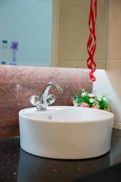 Modern bathroom Stock Photos
