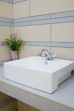 Modern bathroom Stock Photos