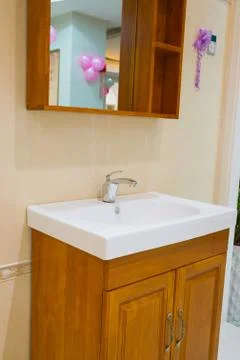 Modern bathroom Stock Photos
