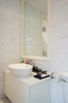 Modern bathroom Stock Photos