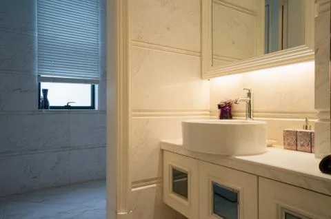 Modern bathroom Stock Photos
