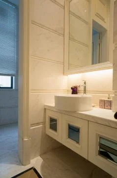 Modern bathroom Stock Photos