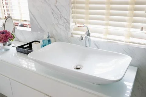 Modern bathroom Stock Photos