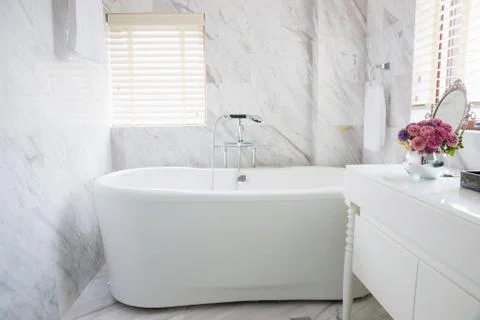 Modern bathroom Stock Photos