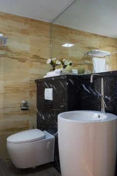 Modern bathroom Stock Photos