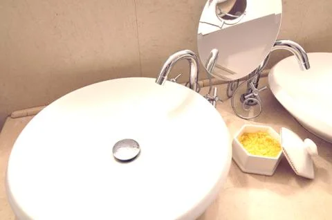 Modern bathroom Stock Photos