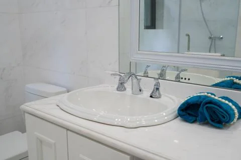 Modern bathroom Stock Photos