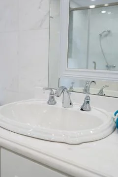 Modern bathroom Stock Photos